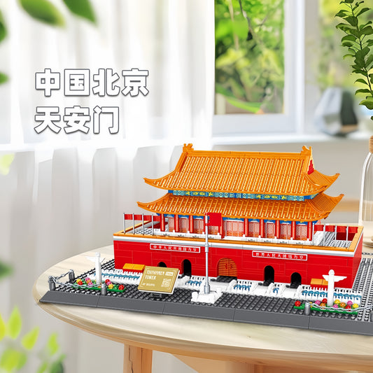 Tian'anmen Tower Building Blocks 500/1000 pieces